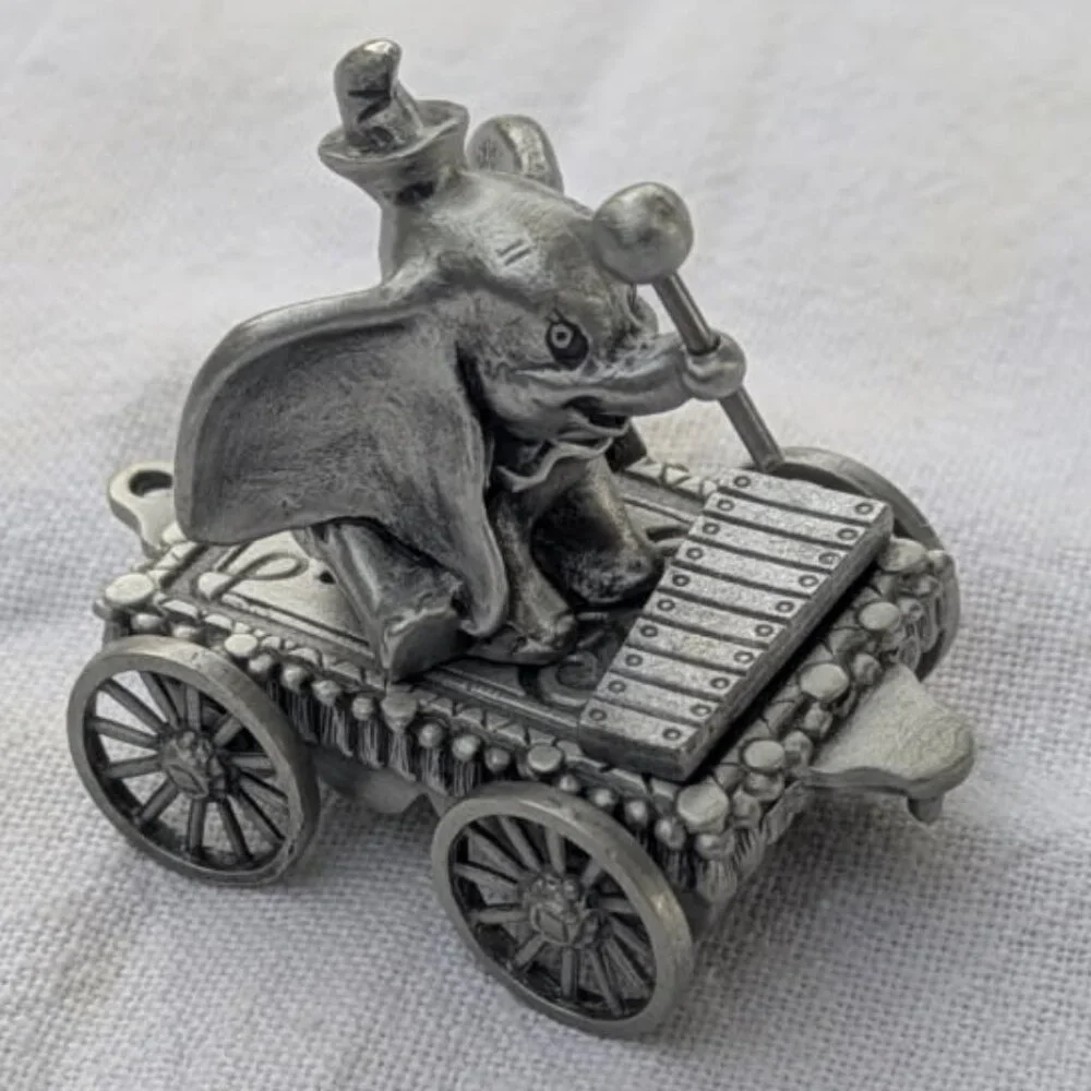 Walt Disney Railroad WDRR Pewter Train Dumbo